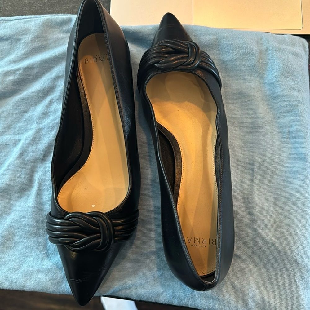 Alexandre Birman Black Flats